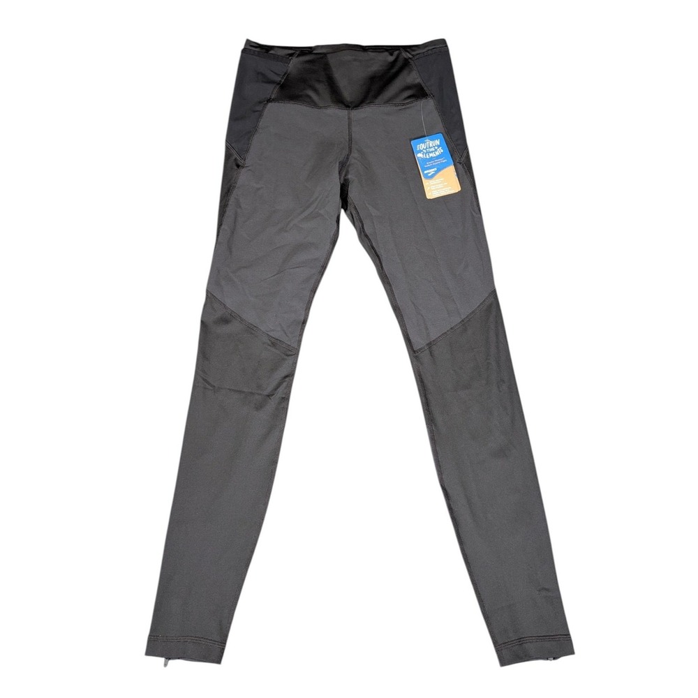 Brooks Women Switch Hybrid Tight Black Running Leggings 221505 Small NWT